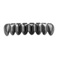 thumbnail image 3 of Parrillas Boca / Inferior 18K Unisex Negras - Parrillas Inferiores Negro - Parrillas inferiores Hugo Parrillas Colmillos, 3 of 5