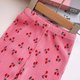 thumbnail image 4 of Odeerbi 1-7 Años Niñas Pantalones de Seda Acampanados de Punto Rib Pantalones de Seda Acampanados de Color Sólido Pantalones Transpirables, 4 of 5