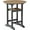 Brown/Table, variant on 34-inch Outdoor Round Bar Table with Built-in Footrest - All-Weather Counter Height Accent Table for Patio, Garden, Backyard or Balcony.Brown