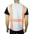 thumbnail image 2 of Safety Depot White Reflective Safety Vest with Pockets 8038-WT-S, 2 of 2