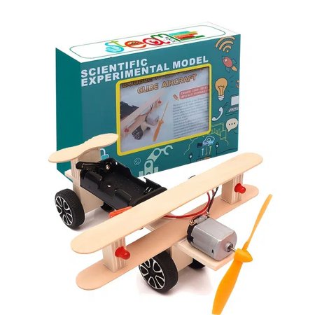 Gliding Aircraft DIY Scientific Toys Kids Electric Educational Teaching Kit Toy For Children