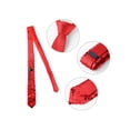 thumbnail image 6 of INSPIRE CHIC Men's Sequins Tie Self Tie Neck Shine Party Costume Tie Red One Size, 6 of 6