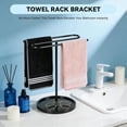 thumbnail image 4 of Standing Hand Towel Holder, S-Shape Free Standing Towel Bar Holds 2 Towels, Stainless Steel Hand Towel Holder Rack for Kitchen Countertop, 4 of 6