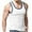 White, variant on Sakmal Gray Mens Big and Tall Tank Tops Gray Crew Neck Camisole Breathable Workout Muscle Solid Mens Sleeveless Shirts