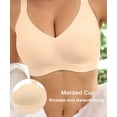 thumbnail image 5 of MINTREUS Bras for Women Supportive Wireless Push Up Bras Comfort No Underwire Full Coverage Seamless, 5 of 9