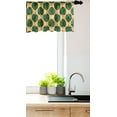 thumbnail image 3 of Ambesonne Tropical Window Valance, Monsteras Zebra Backdrop, 54" X 18", Orage Cream Green, 3 of 3