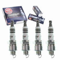 4 pc NGK 7293 Iridium IX Spark Plugs for 41-818 4222 7 AP847 WR9FPY Ignition Wire Secondary