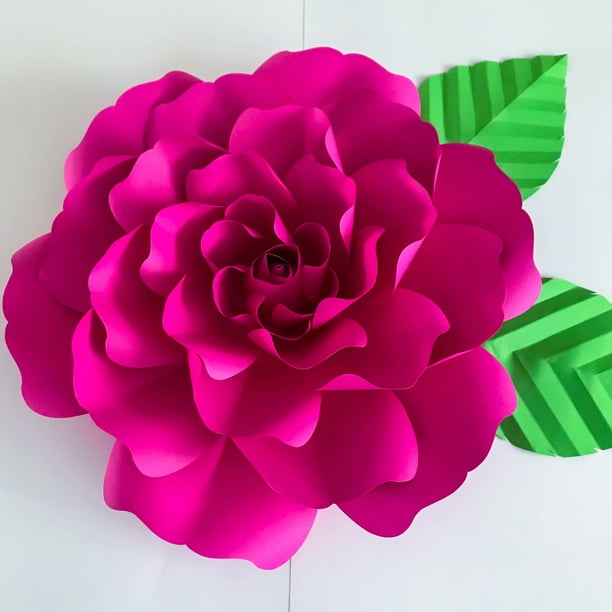 Petal 127 Rose Paper Flower Template/Stencil to Create Giant Paper ...