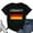 Black, variant on Womens Vintage Germany German Flag Pride Gift T-Shirt Black Small