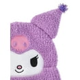 thumbnail image 3 of Kuromi Boucle Knit Cuffed Beanie Hat, 3 of 3