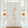 Big Dot of Happiness Happy Thanksgiving - Hanging Vertical Paper Door Banners - Fall Harvest Party Wall Decoration Kit - Indoor Door Decor