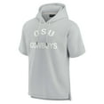 thumbnail image 2 of Unisex Fanatics Gray Oklahoma State Cowboys Elements Super Soft Fleece Short Sleeve Pullover Hoodie, 2 of 3