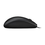 Logitech MK200 Media Combo, Keyboard/Mouse, Wired, USB, Black