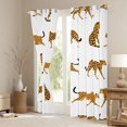 thumbnail image 3 of Castle Fairy Wildlife Blackout Curtains Set of 2 (52x84 Each),Animal Window Curtains, 3 of 6