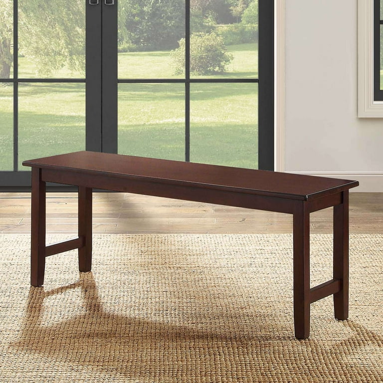 Better Homes Gardens Bankston Dining Bench Mocha Walmart