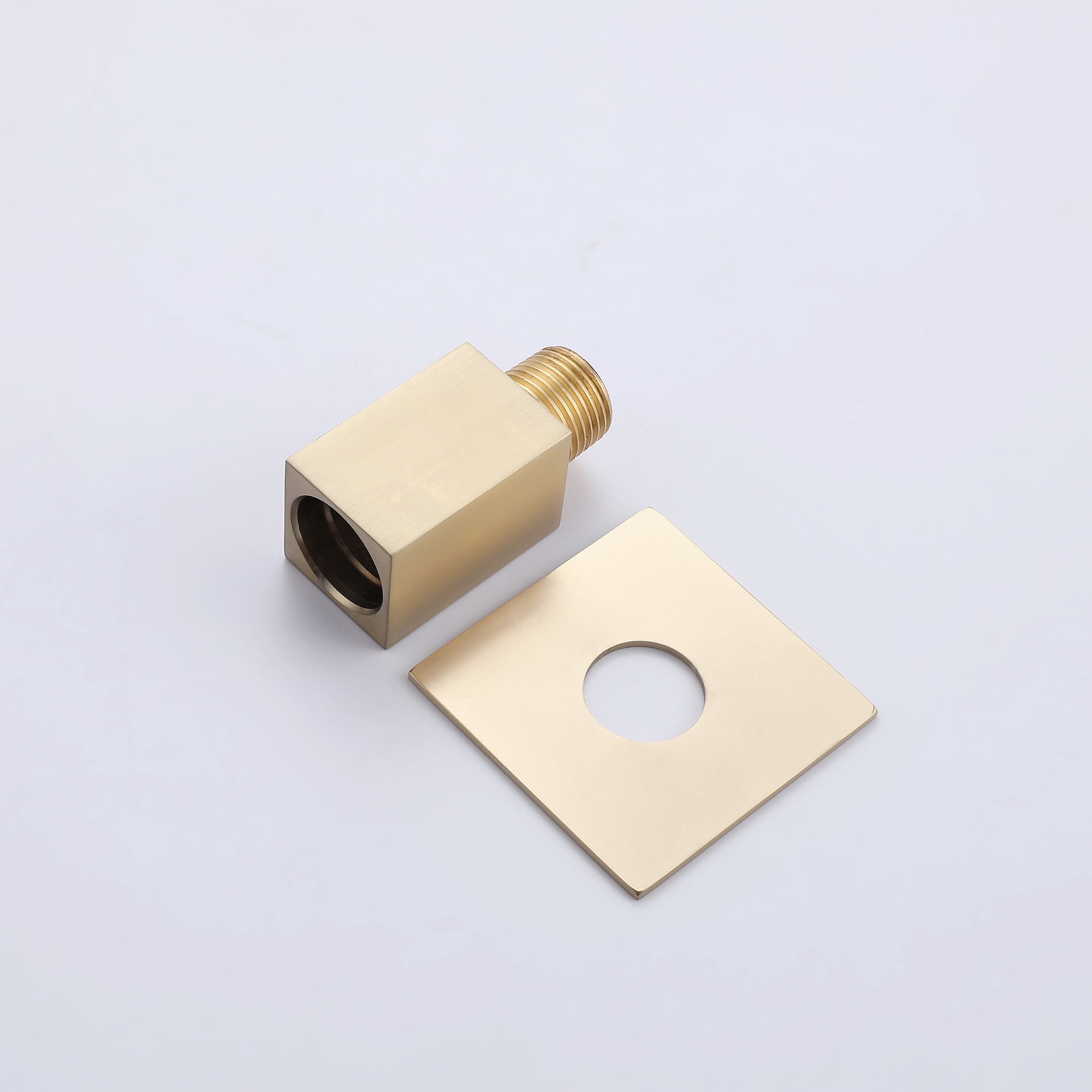 Waterfall Wall Mounted Bathroom Sink Faucet, Solid Brass Single Handle Faucet