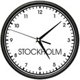 thumbnail image 2 of SignMission Stockholm Wall World time Zone Clock Office Business, Beagle, 2 of 3