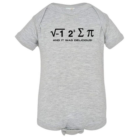 

PleaseMeTees™ Baby I Ate Sum PI It Was Delicious Math Equation HQ Jumper