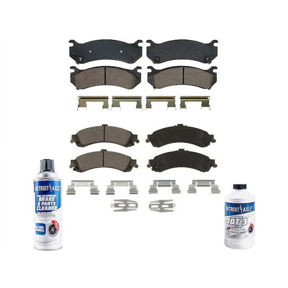 Brake Pad Set - Compatible with 2000 - 2006 GMC Yukon 2001 2002 2003 2004 2005