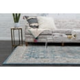 thumbnail image 4 of Unique Loom Indoor Rectangular Floral Vintage Area Rugs Gray/Brown/Blue, 4' 0 x 6' 0, 4 of 6