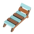 thumbnail image 4 of KALLORY Miniature Wood Chair Mini Chaise Lounge 1Pcs Diy Micro Landscape For Families, 4 of 7
