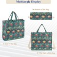 thumbnail image 6 of FORMRS Womens Corduroy Tote Bag Crossbody Shoulder Purse Handbag with Detachable Strap, Art Water Lilies Pattern, 6 of 6