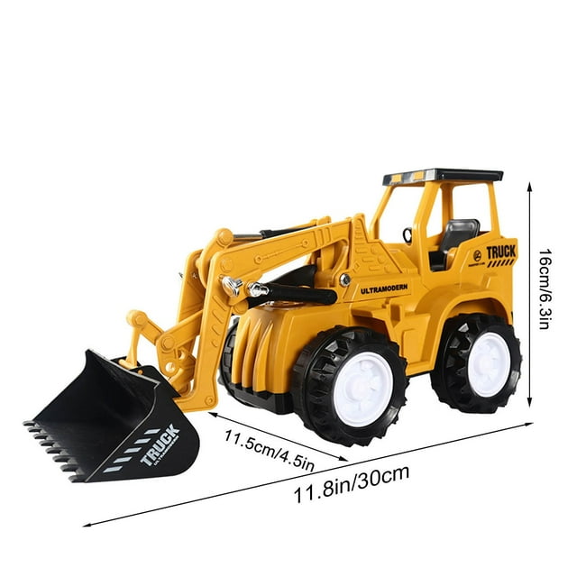 Kyusrd Summer All Sale!Engineering Vehicle Model Excavator Light And Music Excavator Toy
