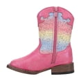 thumbnail image 3 of Roper Girls Glitter Lace Square Toe Cowboy   Ankle Boots, 3 of 5