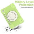 thumbnail image 2 of Dteck Case for Samsung Galaxy Tab A9+/A9 Plus 11Inch 2023, Heavy Duty Shockproof Rugged Cover with Portable Rotation Handle Stand Crossbody Shoulder Strap for Samsung X210/X216/X218,Green, 2 of 9