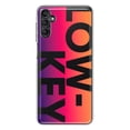 thumbnail image 1 of MUNDAZE Samsung Galaxy A54 5G Shockproof Clear Hybrid Protective Phone Case Purple Pink Orange Clear Funny Text Quote Low Key Cover, 1 of 5