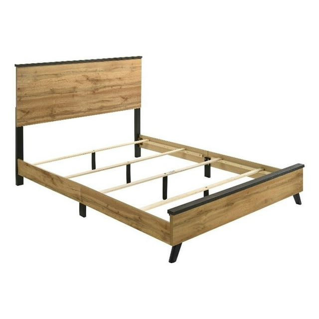 Kaywood 52-inch Queen Panel Bed Natural Pine