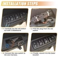 thumbnail image 7 of Unique Bargains Front Left Driver Side Power Window Switch for BMW 325i 328i 330i No.61319217331 Window Control Switch, 7 of 7