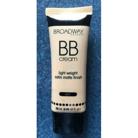 Broadway Colors Bb Cream Light Weight Satin Matte Finish Ivory, 0.95 Ounce