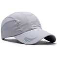 thumbnail image 3 of YAOBAMM Extended Brim Hat Summer Geometric Letter Print Extended Brim Adjustable Baseball Hat Men Women Sports Running Sunscreen Visor Mesh Patchwork Hat, 3 of 7