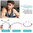 thumbnail image 3 of 4 diademas de metal: unisex, dos tipos de diademas negras clásicas, aro de pelo ondulado con resorte de metal, diademas para accesorios para el cabello de mujer, diademas de hombre para cabello largo., 3 of 8