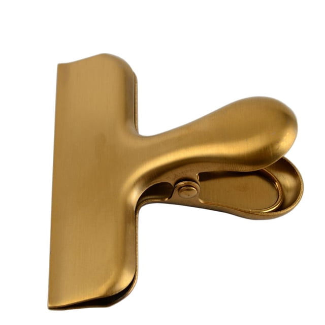 CLIPS para BOLSAS de AYUDA de COCINERO de 1 PIEZA CLIPS para BOLSAS de ALIMENTOS de ACERO INOXIDABLE para USO DOMÉSTICO