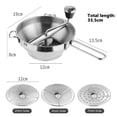 thumbnail image 2 of Arcticwind Ergonomic Food Mill Stainless Steel With 3 Grinding Discs and Hand Crank,Durable and Rust-Resistant,Grind and crush tomato sauce,for Purees, Sauces, Soups, Dishwasher Safe, 2 of 8