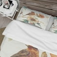 thumbnail image 4 of Designart 'Farmhouse Bird on Flower Branch' Cottage Duvet Cover Set, 4 of 4