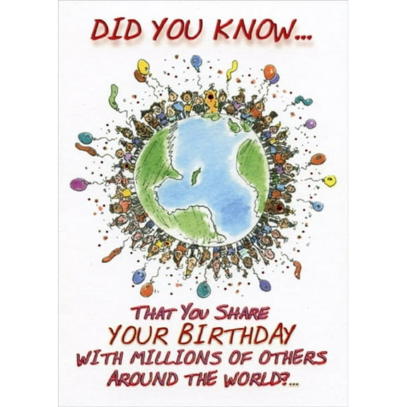 Designer Greetings Share with Millions Funny Birthday Card