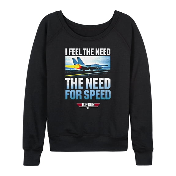 Top Gun - I Feel The Need - Women's Lightweight French Terry Long Sleeve Shirt