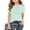 Z13 Light Green, variant on Curuila Toddler Boys Girls Tops Long Sleeve Solid Color Crew Neck Autumn T Shirt Black Size 2-3 Years