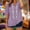 Light Violet, variant on Vinsonshop Linen Shirts for Women Summer Gauze Shirts Embroidered Blouses Summer Blouse 3/4 Length Sleeve Womens Tops Summer Clothes Summer Tops Womens Summer Outfits (S-3XL)
