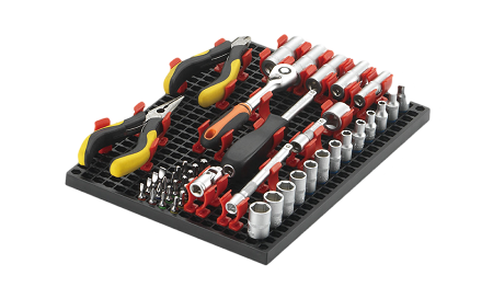 ORGANIZER GENIE™ One (1) Pegboard to Organize your Sockets, Wrenches,  Pliers, Screwdrivers, Bits and All Other Tools