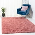 thumbnail image 2 of SAFAVIEH Venus Elijah Solid Plush Shag Area Rug, 6'7" x 6'7" Square, Pink, 2 of 8