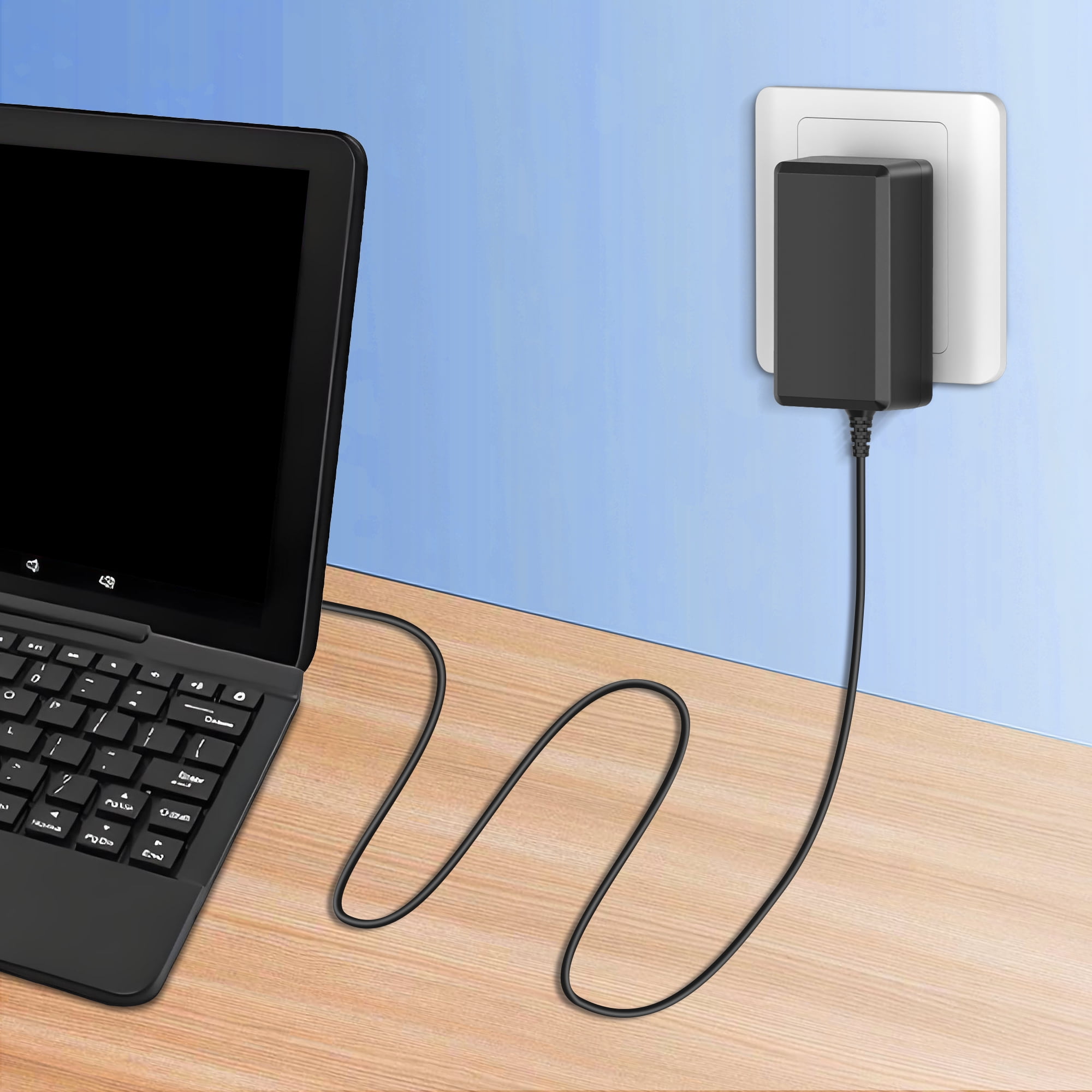 PKPOWER AC Adapter For Hyper Tough AQ70068N Cordless Rotating