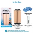 thumbnail image 2 of Thermacell Patio Shield Mosquito Repeller Metal Edition; Highly Effective Mosquito Repellent for Patio; No Open Flame, Long Lasting, Scent-Free, Bug Spray Alternative; Includes 12-Hr Refill, 2 of 9