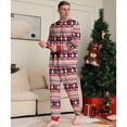 thumbnail image 6 of GYRATEDREAM Christmas Family Pajamas Sets, Christmas Family Matching Pajamas Sleepwear, Xmas Holiday Deer Snowman Print Family Pjs Jammies Nightwear Loungewear for 3M-4XL, 6 of 8