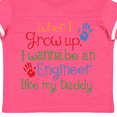 thumbnail image 4 of Inktastic Engineer like Daddy Boys or Girls Toddler T-Shirt, 4 of 5