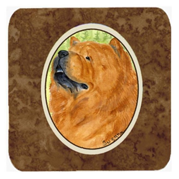 Chow Chow Foam Coasters - Set 4