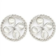Fabscraps Bling Pearl Brads, 2/pkg